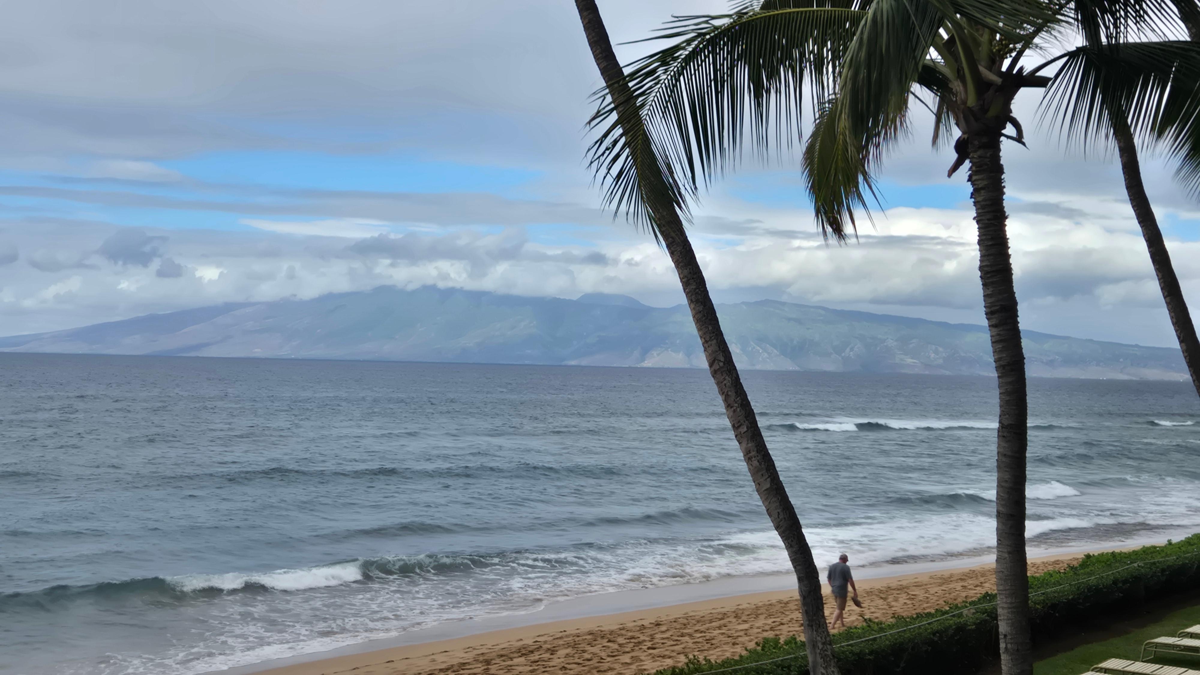 Molokai from the lanai.