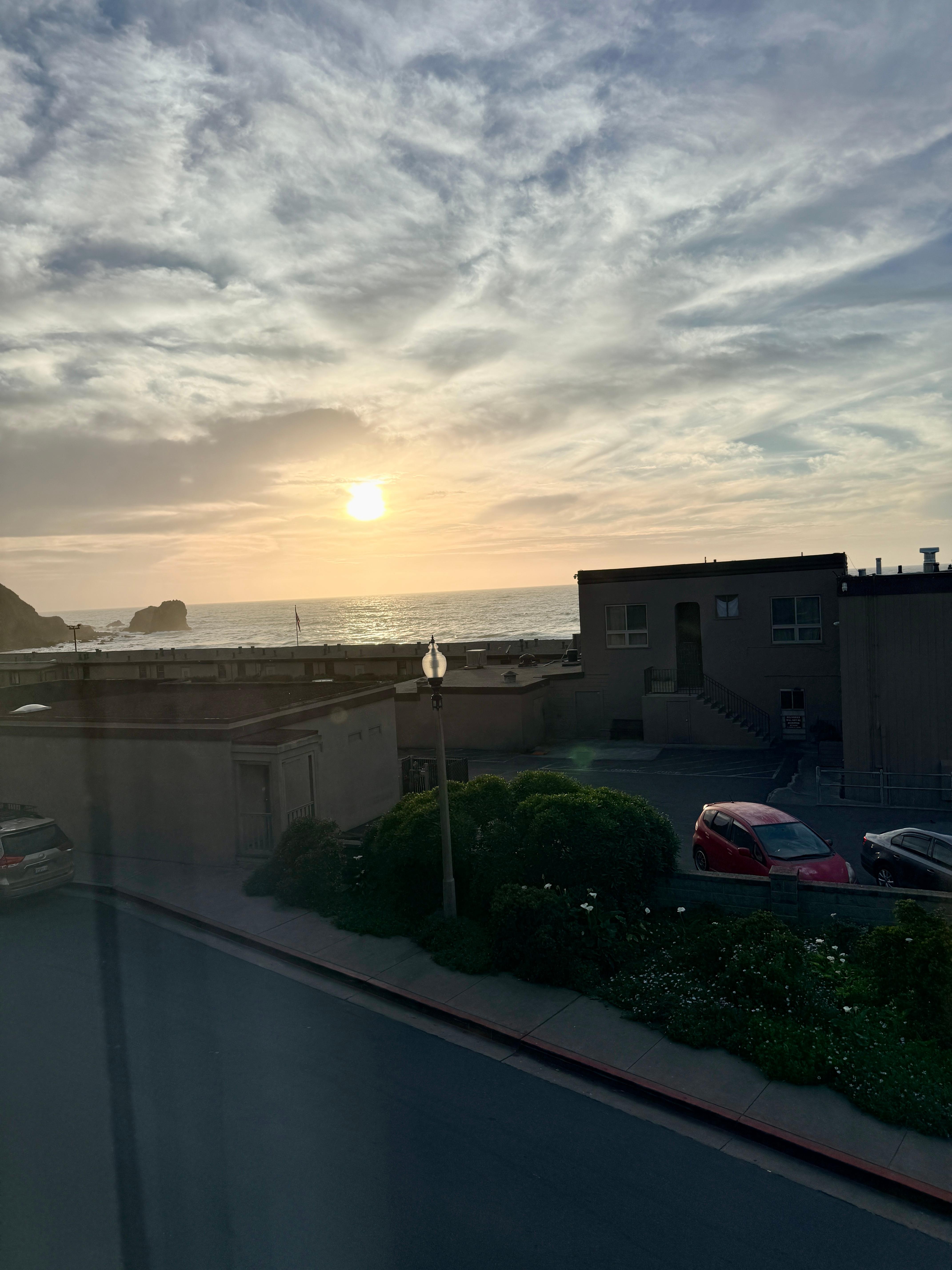 View from our window. 