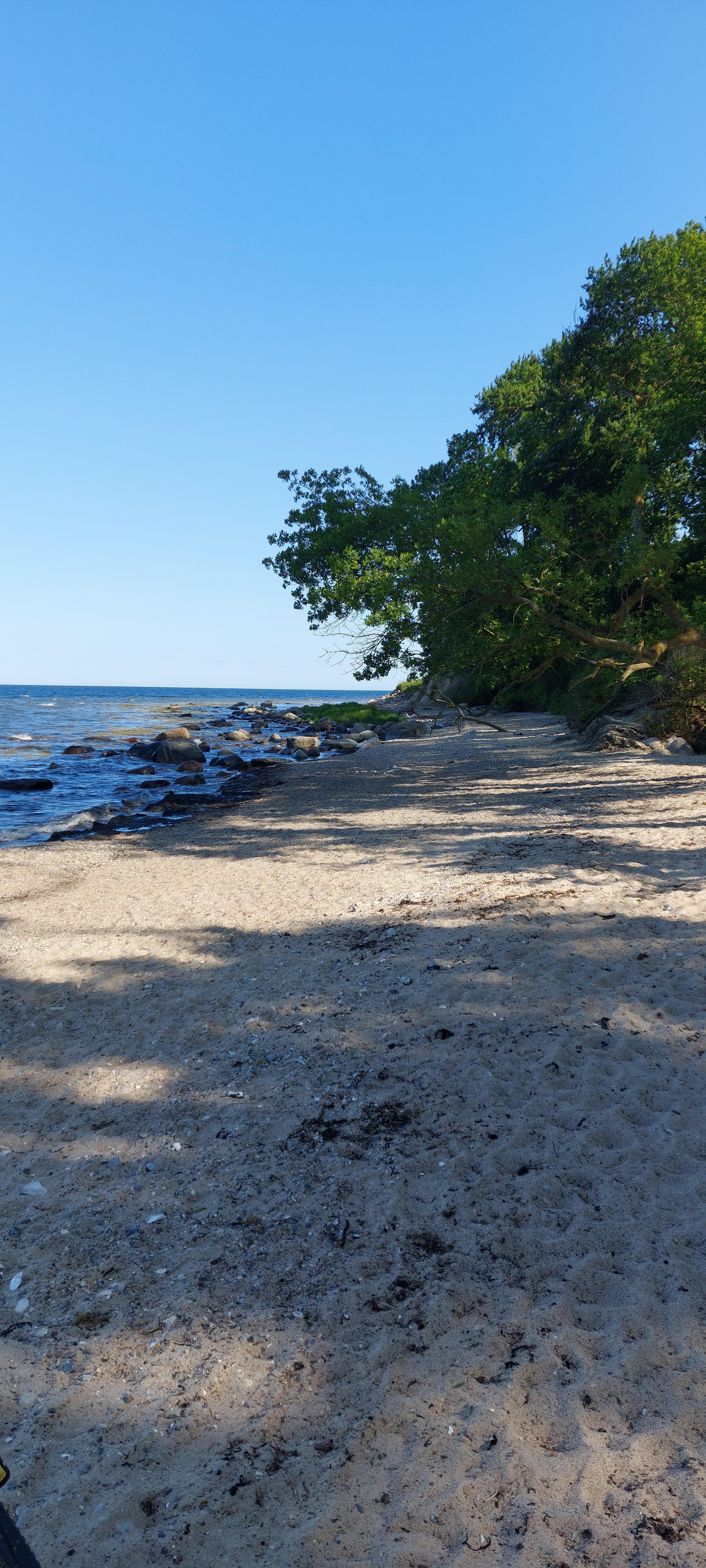 Strand am Katharinenhof Steilküste