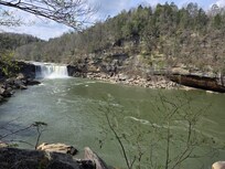 Cumberland falls 45 minutes away