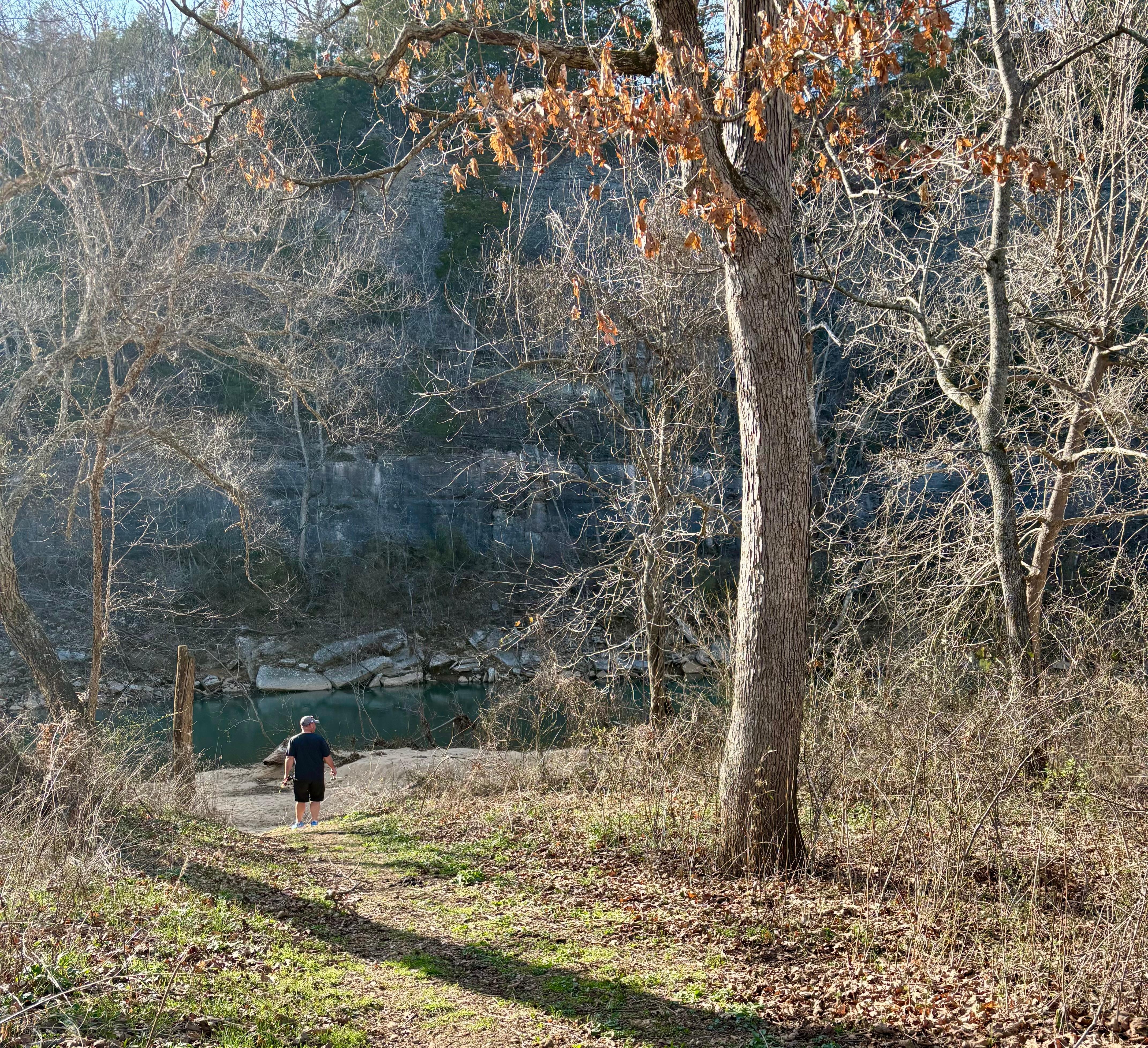 The path you see from house balcony! 