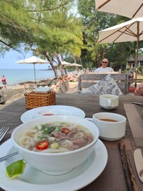 Breakfast at the restaurant