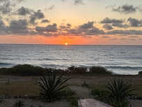 Beautiful sunrises from the master bedroom