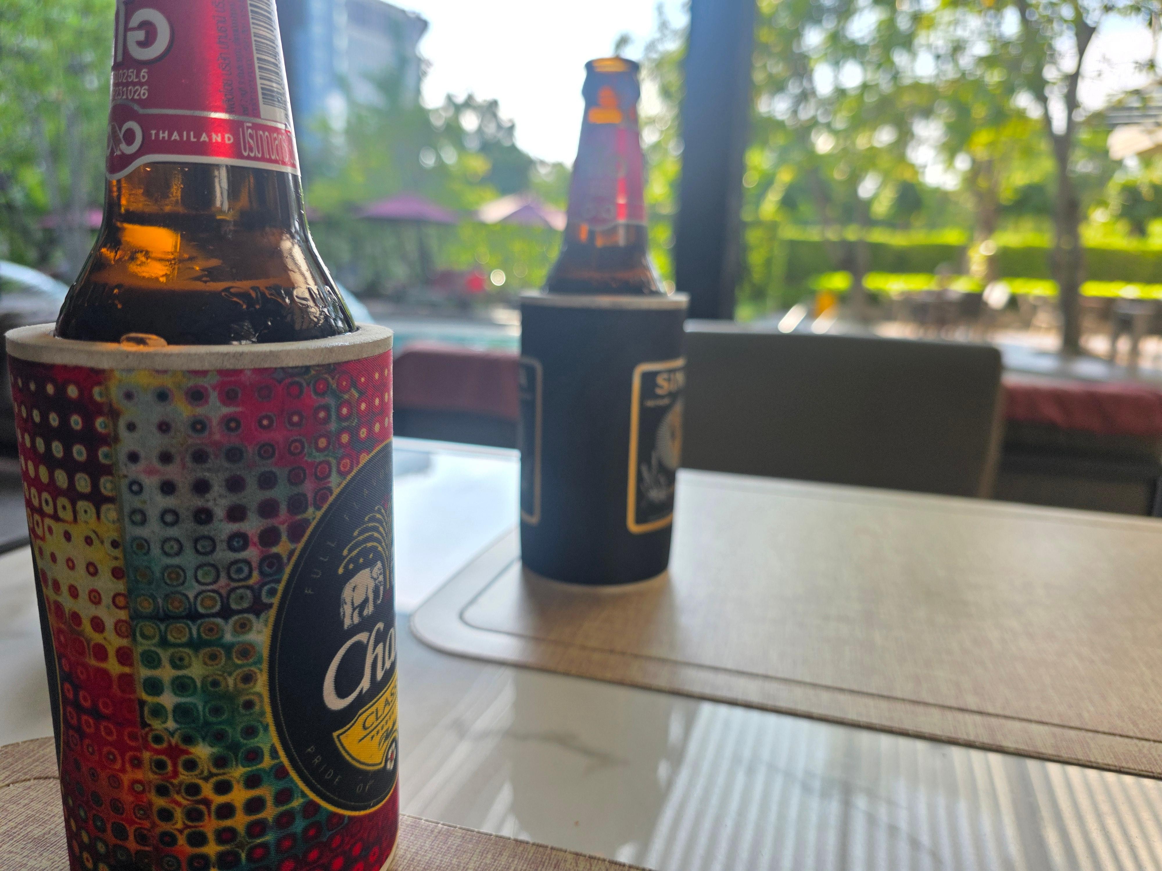 호텔의 시원한 맥주가 가성비 좋아요. 눈으로 마셔요ㅎ