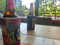 호텔의 시원한 맥주가 가성비 좋아요. 눈으로 마셔요ㅎ