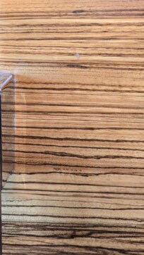 U could see spills on the headboard, no telling what it was