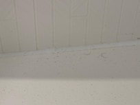 Poorly cleaned washroom.