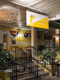 Front exterior night