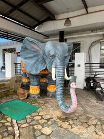 One of the animal as part of their jungle safari theme!