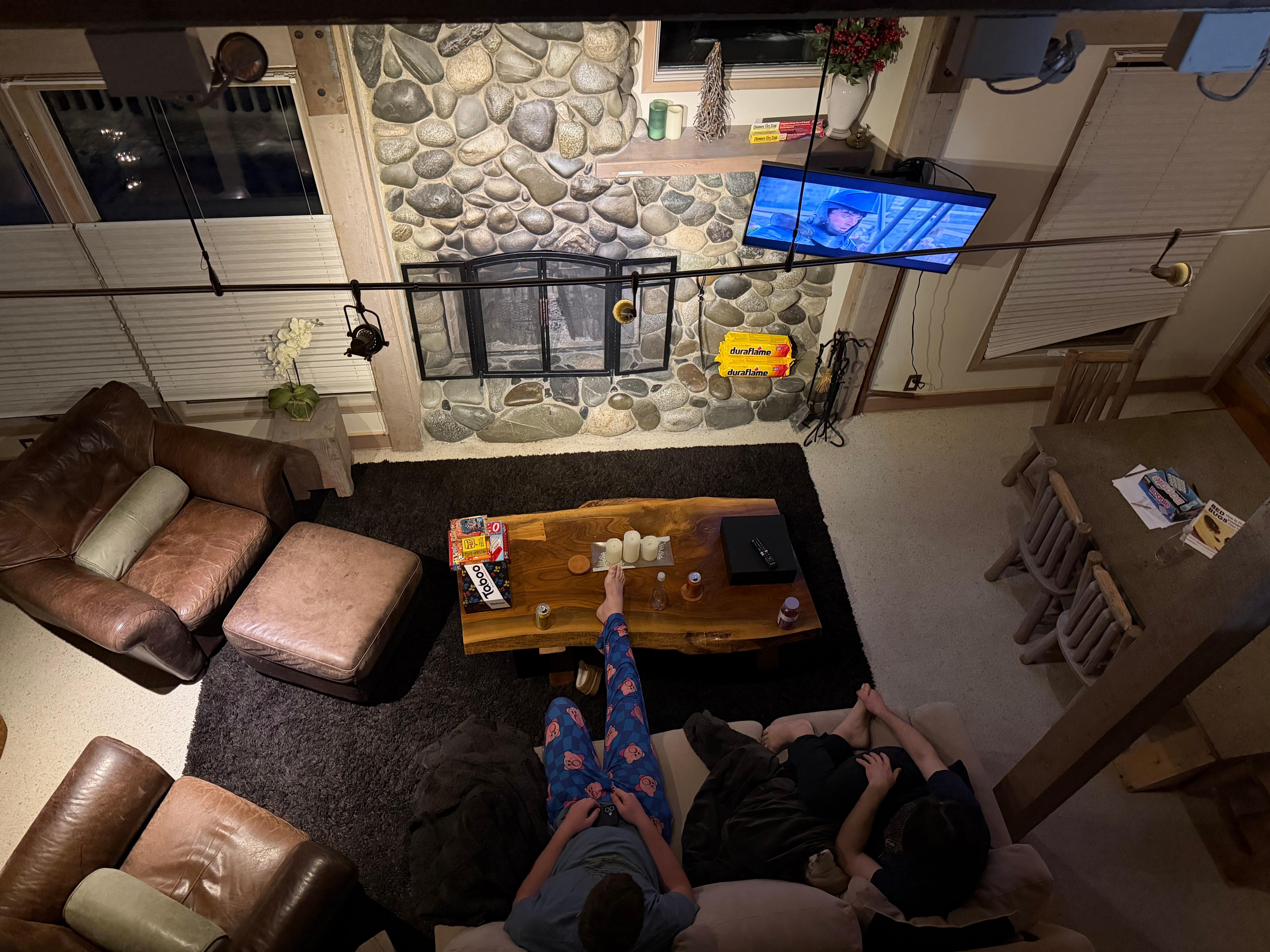 We enjoyed time by the fire. Thank you!