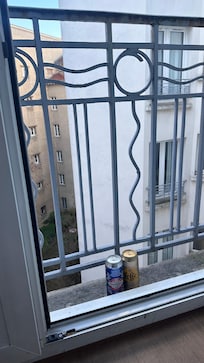 Janela grande do nosso quarto