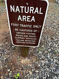 The trail around the property is great to walk.