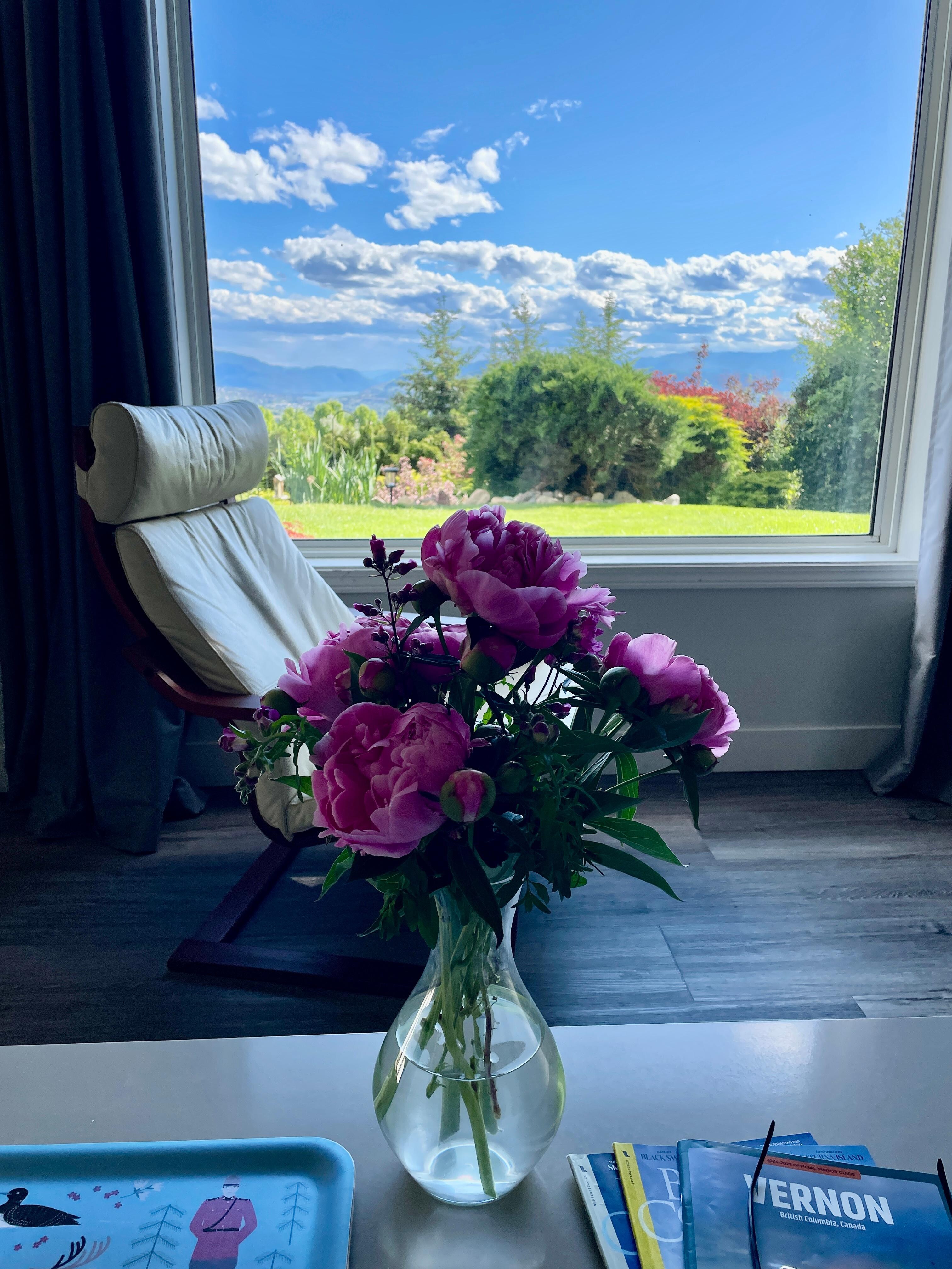 Most beautiful view out the Family room window