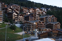 één van de uitzichten op het terras