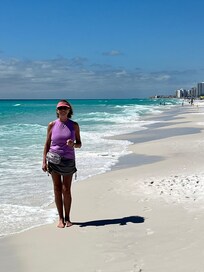 I walked for over an hour down the beach