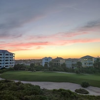 Sunset from balcony