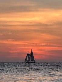 Less than five minute walk to see the sunset