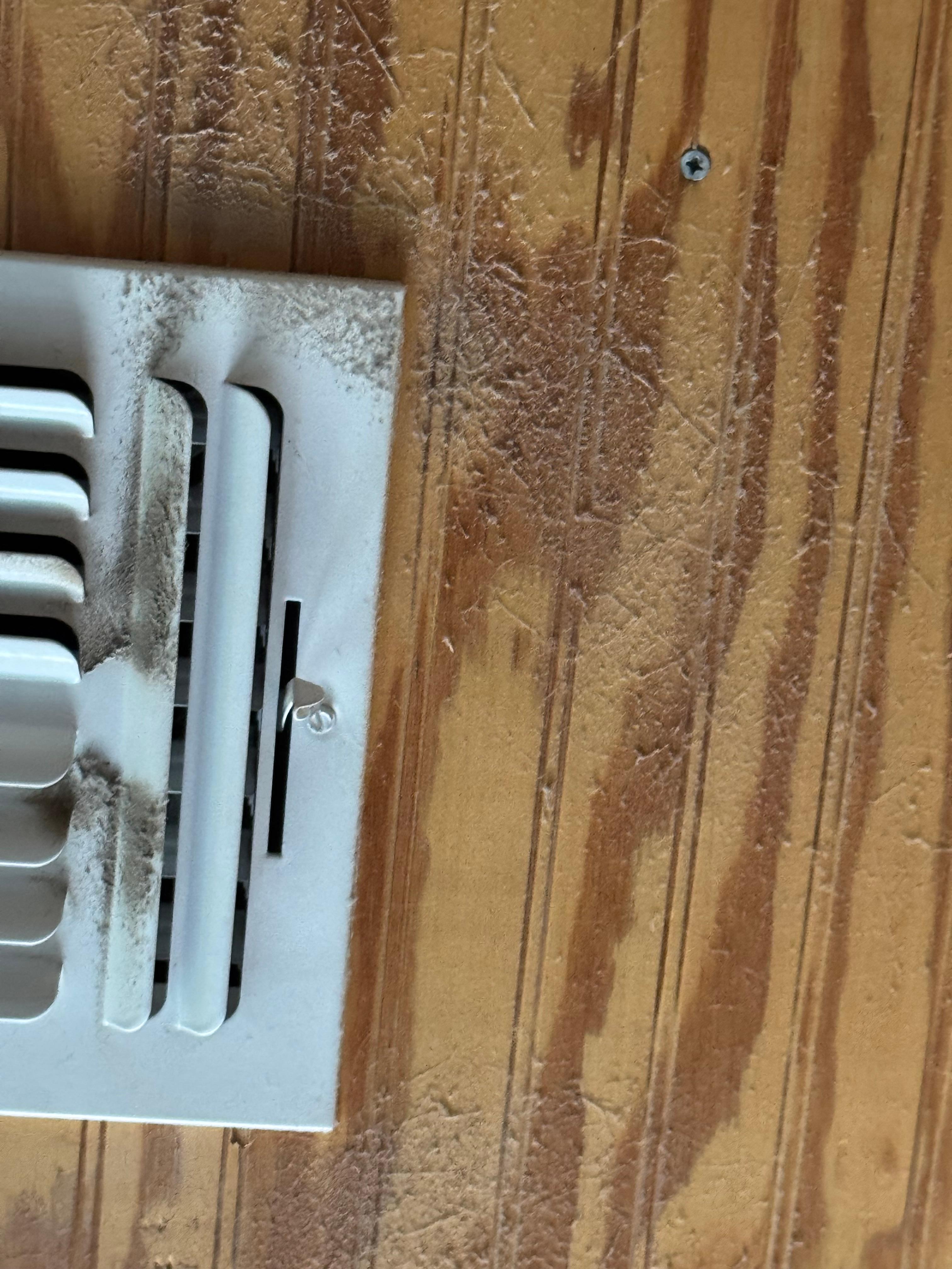 Dust on vents