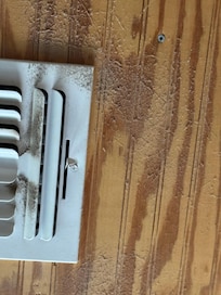 Dust on vents