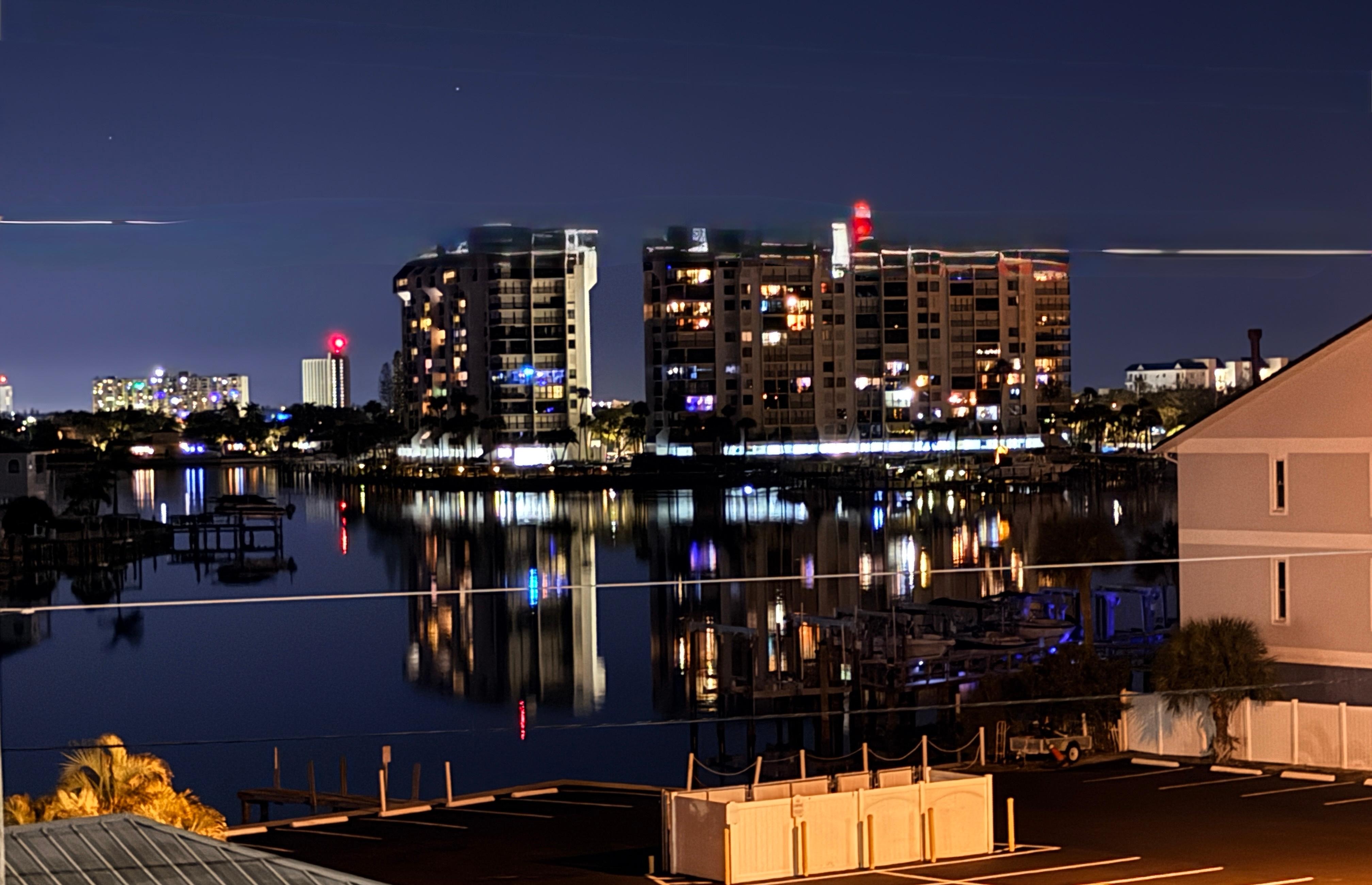 Night time view was amazing!