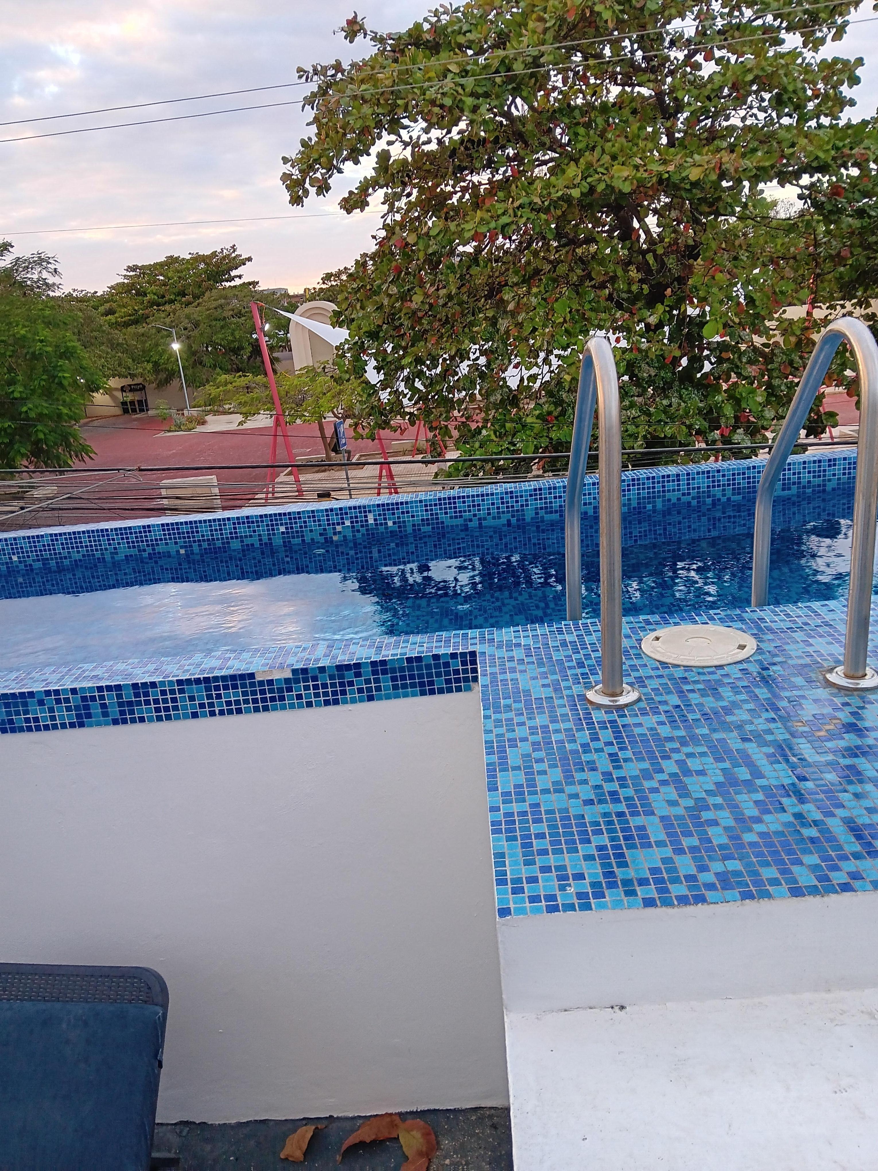 La piscine de l'hôtel 