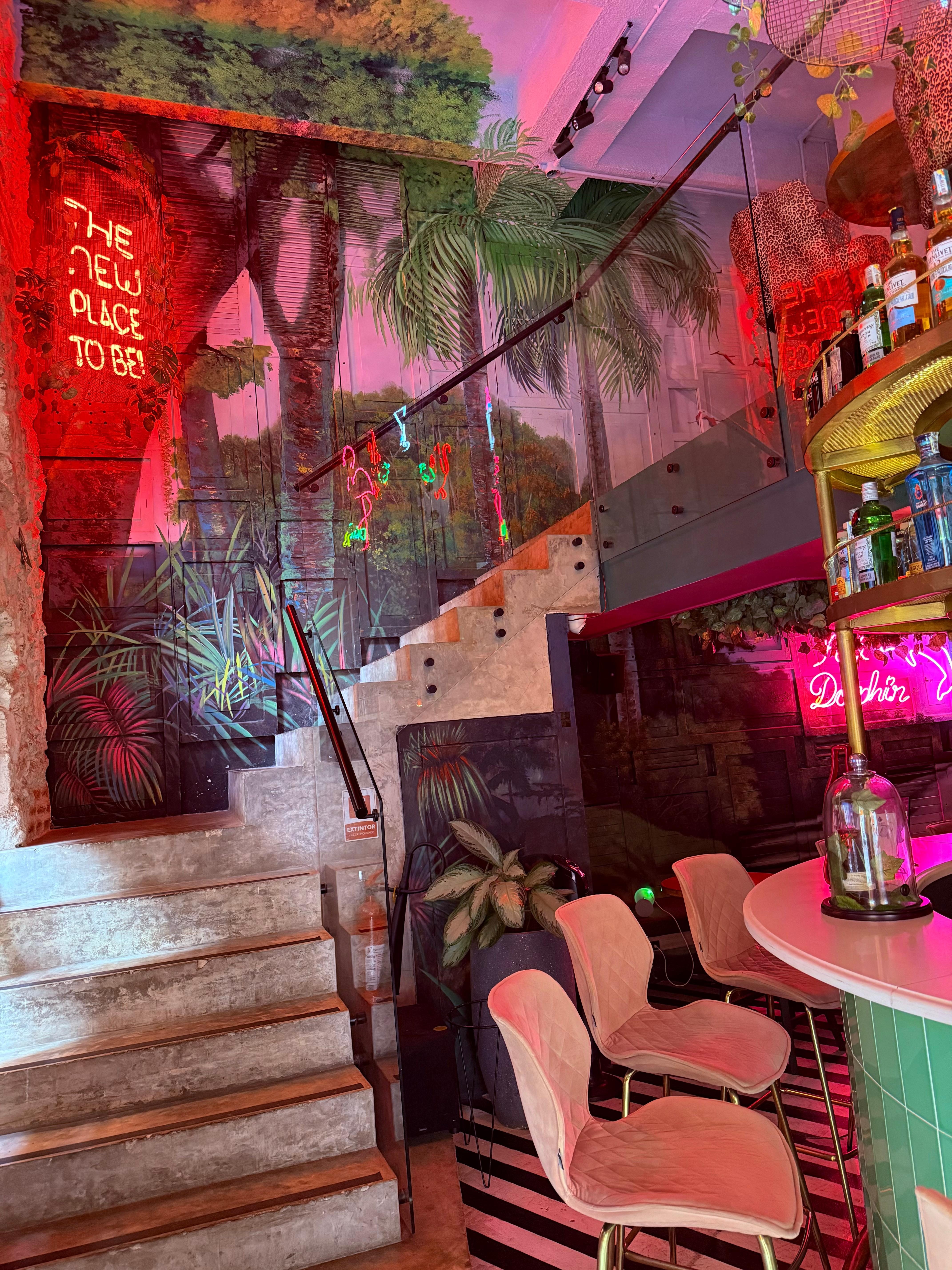 The Pink Dolphin, lounge located on the main floor. 