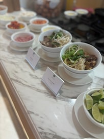 Classic Vietnamese dishes, including delicious pho.