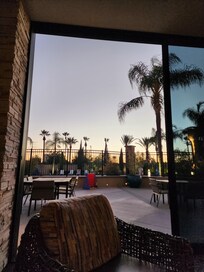 Sunset from the lounge