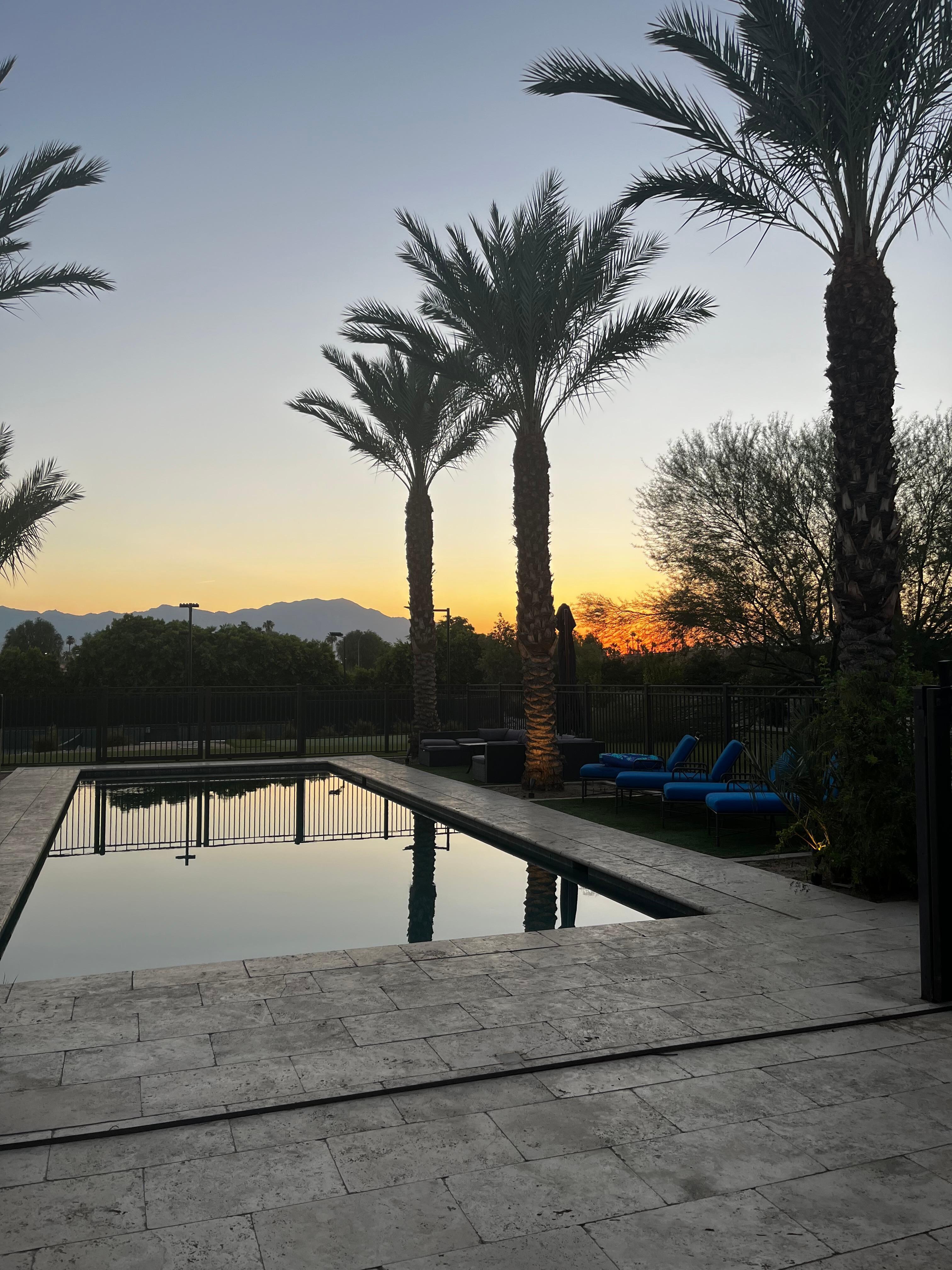 Evening sunset