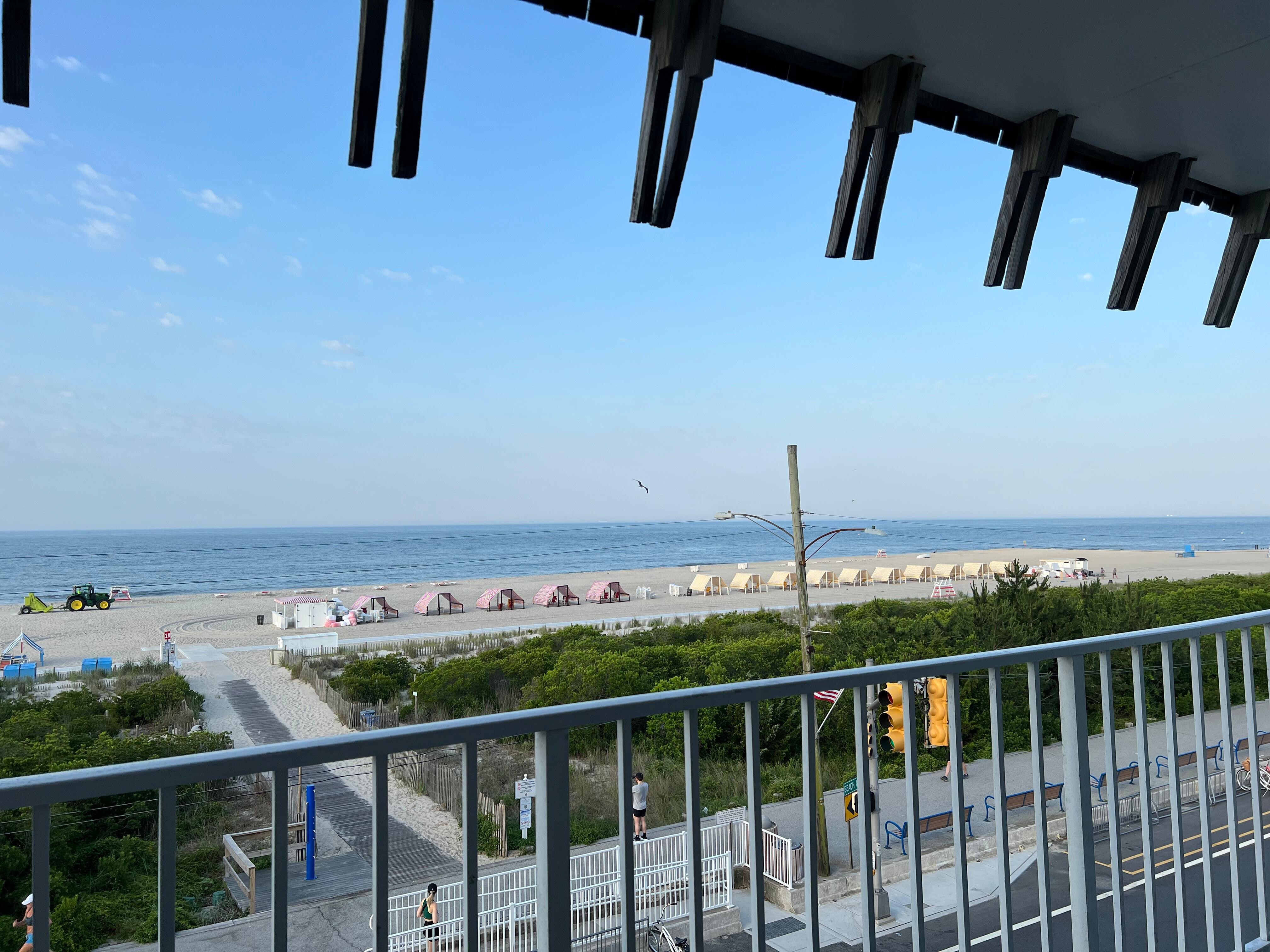 View from our private balcony