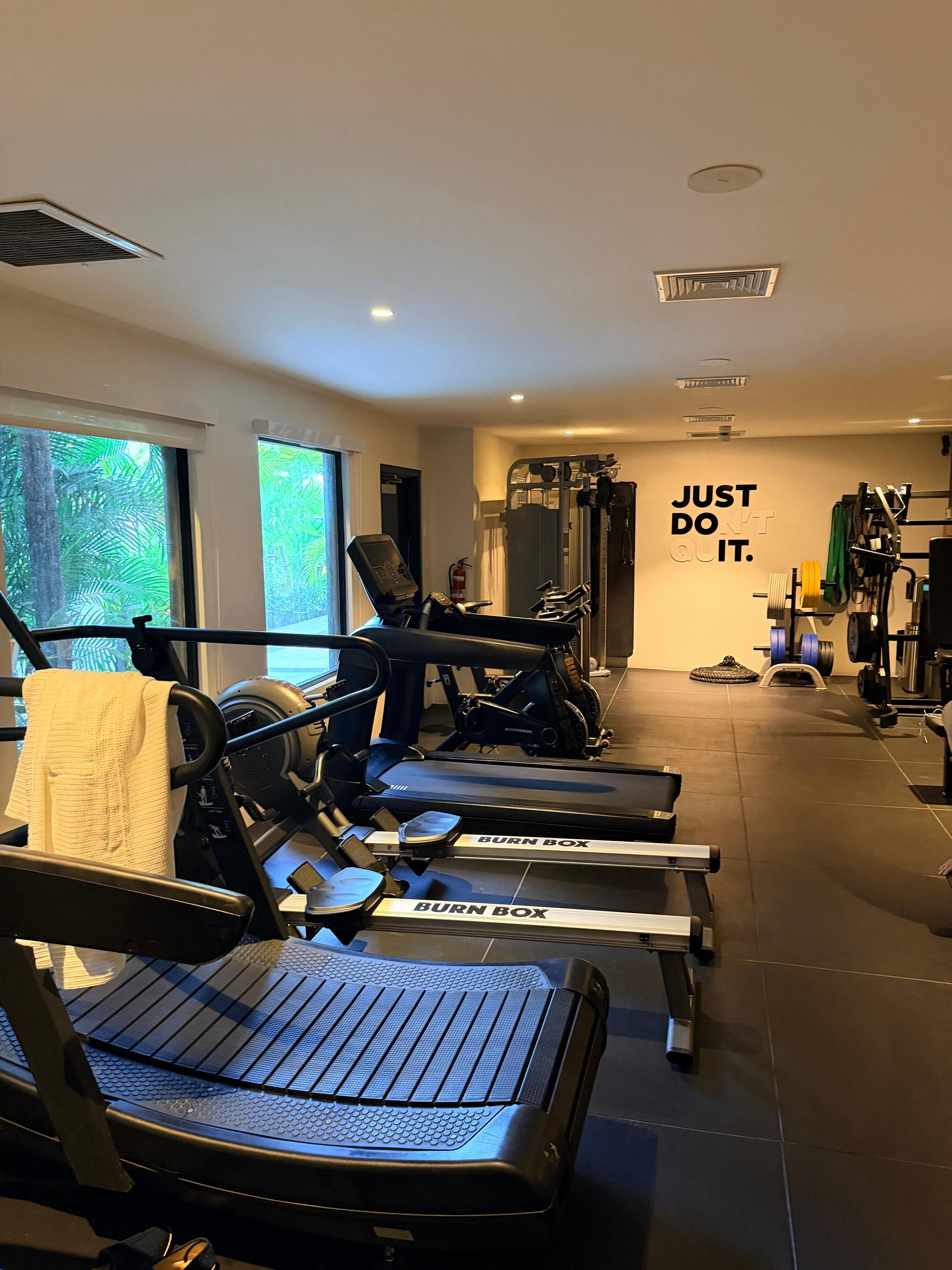 Hotel gym 