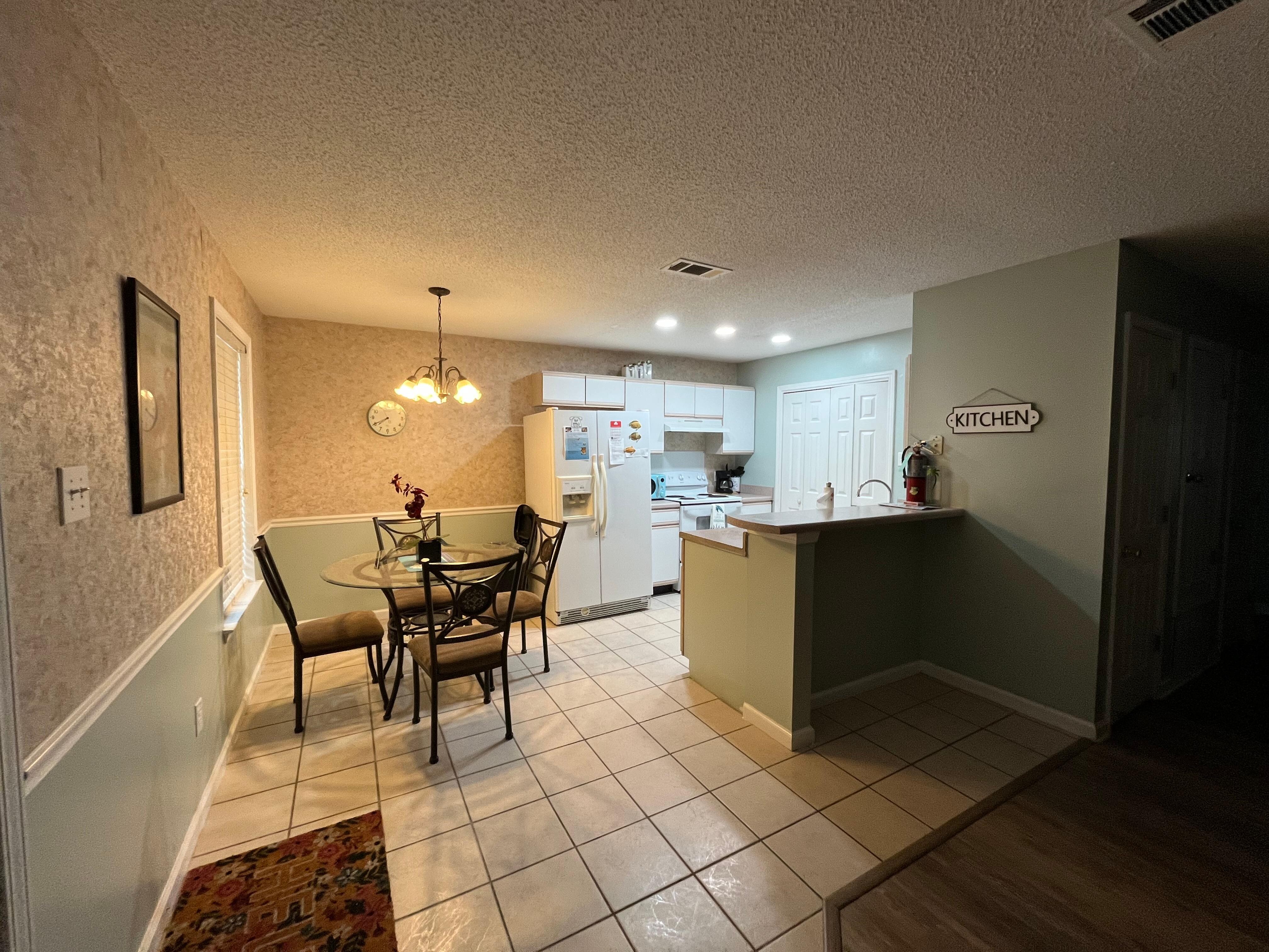 Kitchen- has all the basic kitchen essentials needed, along with washer and dryer. 