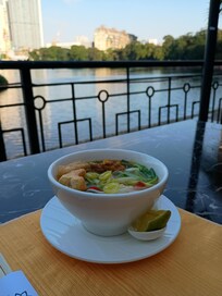 朝食で食べた麺類