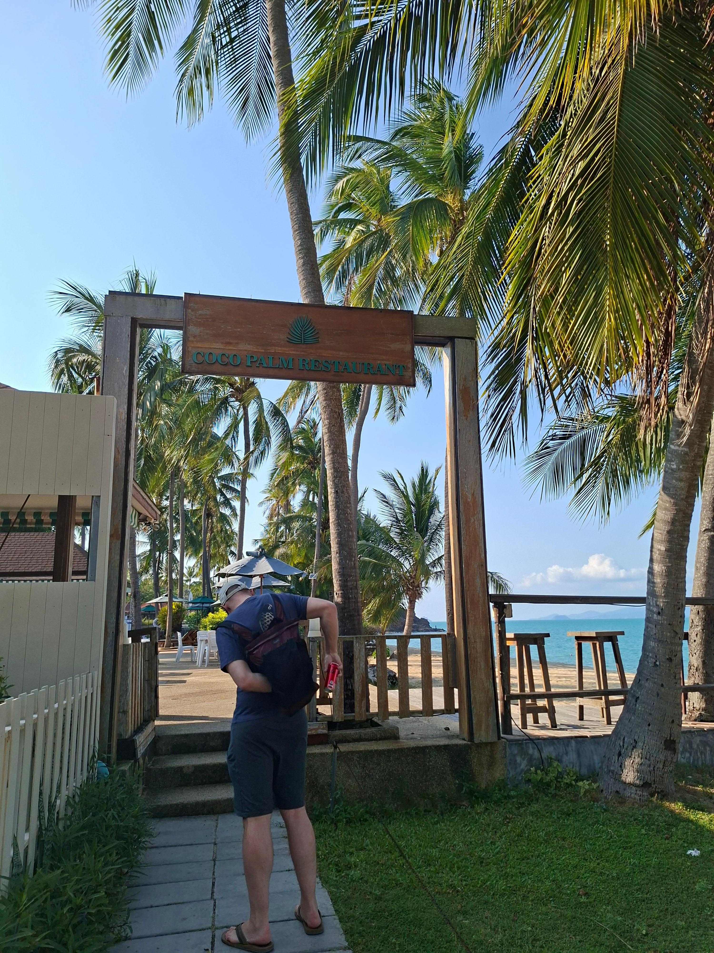 Ingang van strandzijde