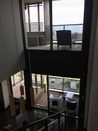 メゾネットです。見晴らし最高。娘たち大喜び。