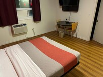 Not at all like the picture in the location descriptor shows... Zero comfort on the bed or wood chairs. Honestly they should consider removing the branding from this location.