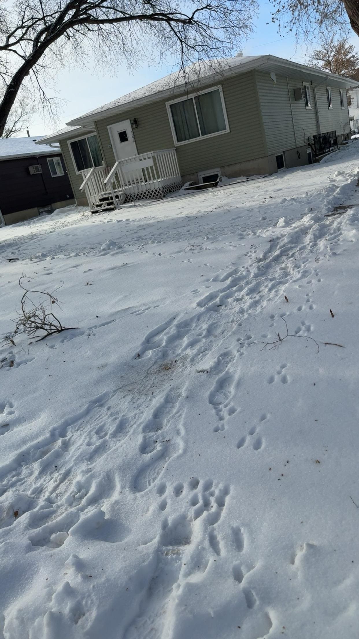 If you had more then one vehicle u had to park off site and they don’t shovel a path