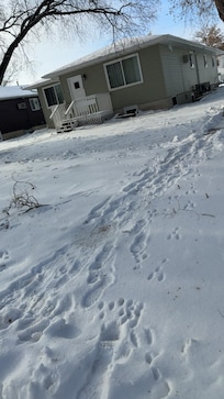 If you had more then one vehicle u had to park off site and they don’t shovel a path