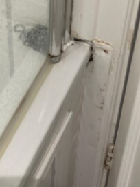 Poor bathroom maintenance.