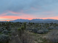 Sunset on our first night