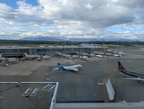 View through the window of our room. 8th floor.