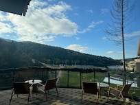 Restaurant balcony