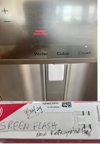 Fridge filter needs changed