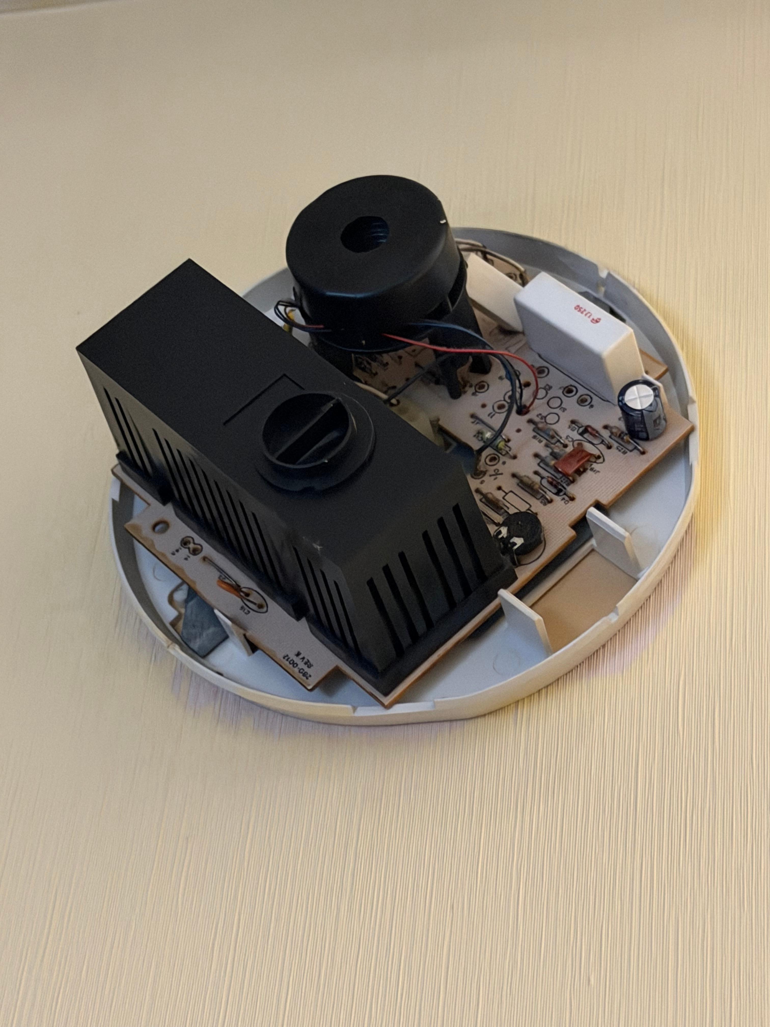 I believe this was supposed to be a smoke detector. 