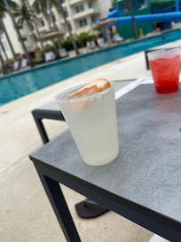 Margaritas by the pool