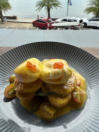 Crab cake eggs Benedict on the brunch menu was outstanding