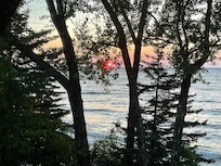 Sunrise over Lake Superior.