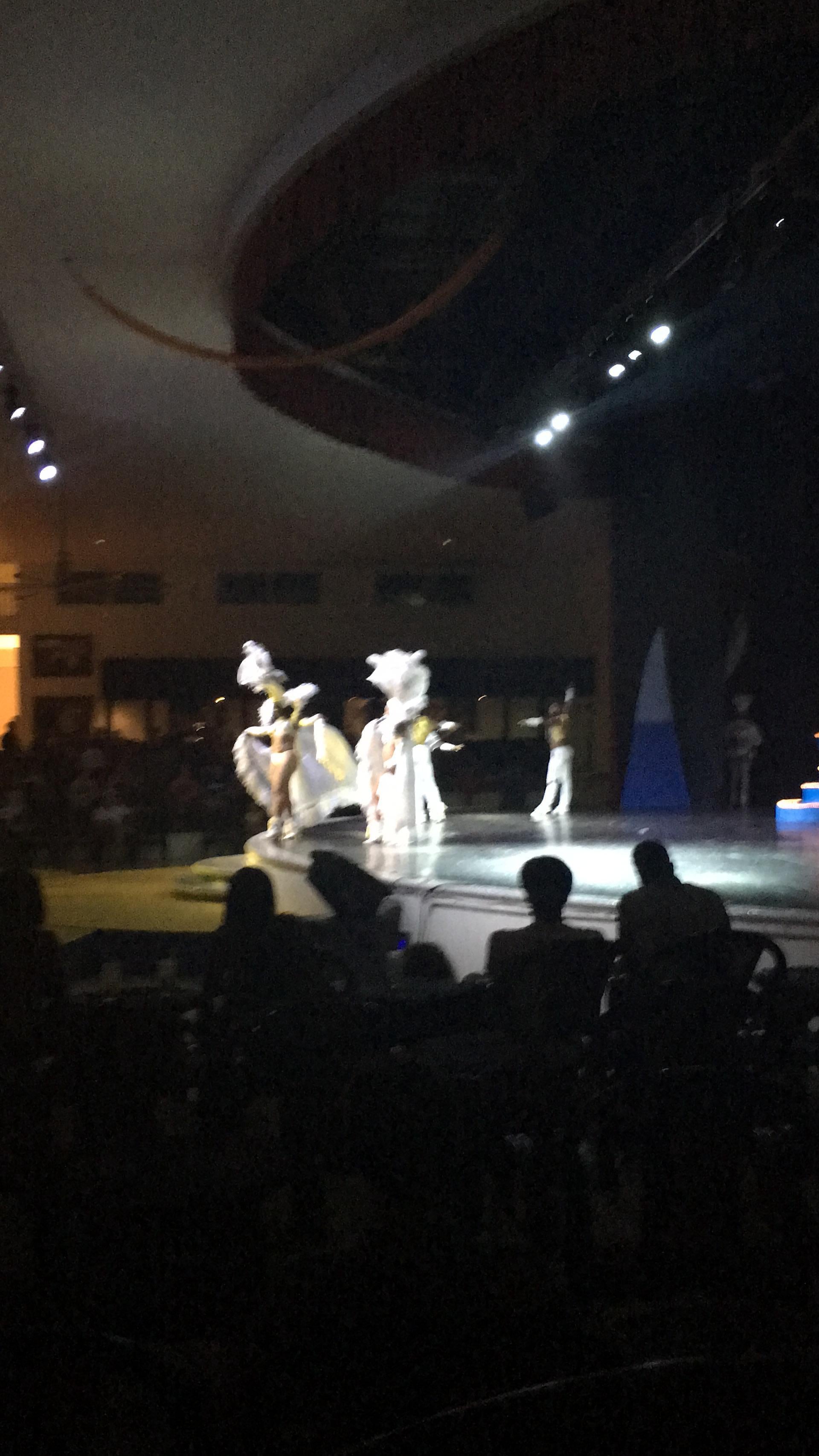 At the show
