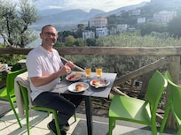 Breakfast with a view