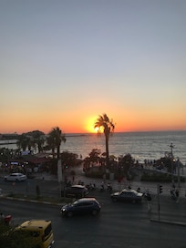 Coucher de soleil depuis la chambre